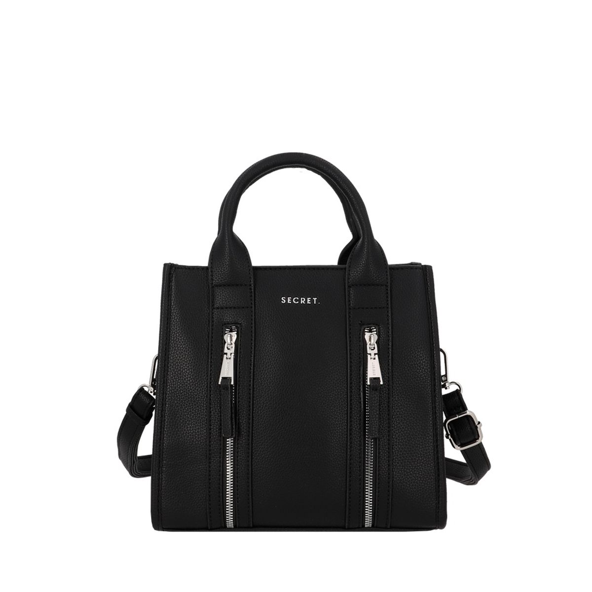 SECRET - Cartera Bandolera Secret Malta Mediana Negro ST6