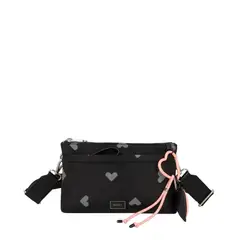 SECRET - Cartera Bandolera Love Pequeña Negro ST6