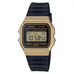 CASIO - RELOJ F-91WM-9ADF DORADO UNISEX