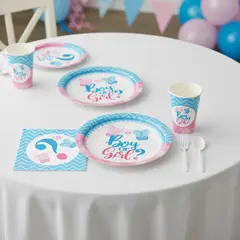FESTA - Set Decoración Fiesta Boy or Girl? Gender Reveal 30 Personas