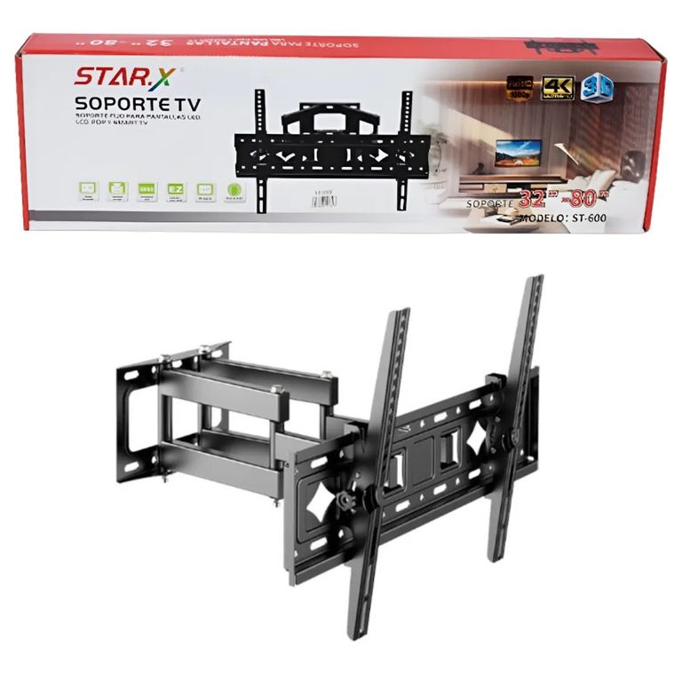 GENERICO Soporte De Tv Articulado Star.x St-600 - 32 -80 Pulgadas