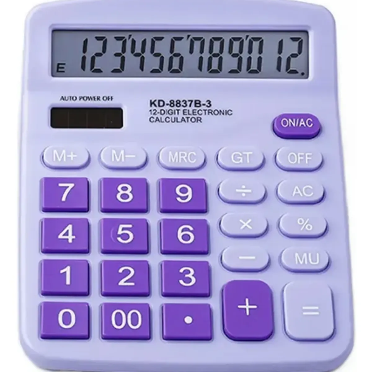 GENERICO - Calculadora De 12 Dígitos De Escritorio Kd-8837b-3