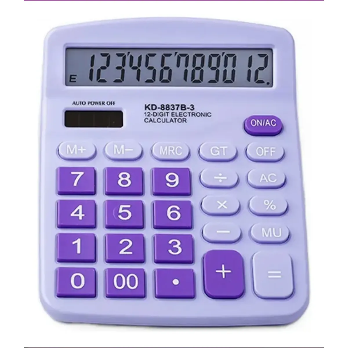 GENERICO - Calculadora De 12 Dígitos De Escritorio Kd-8837b-3