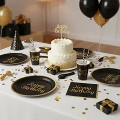 FESTA - Set Decoración Fiesta Cumpleaños Happy Birthday 30 Personas