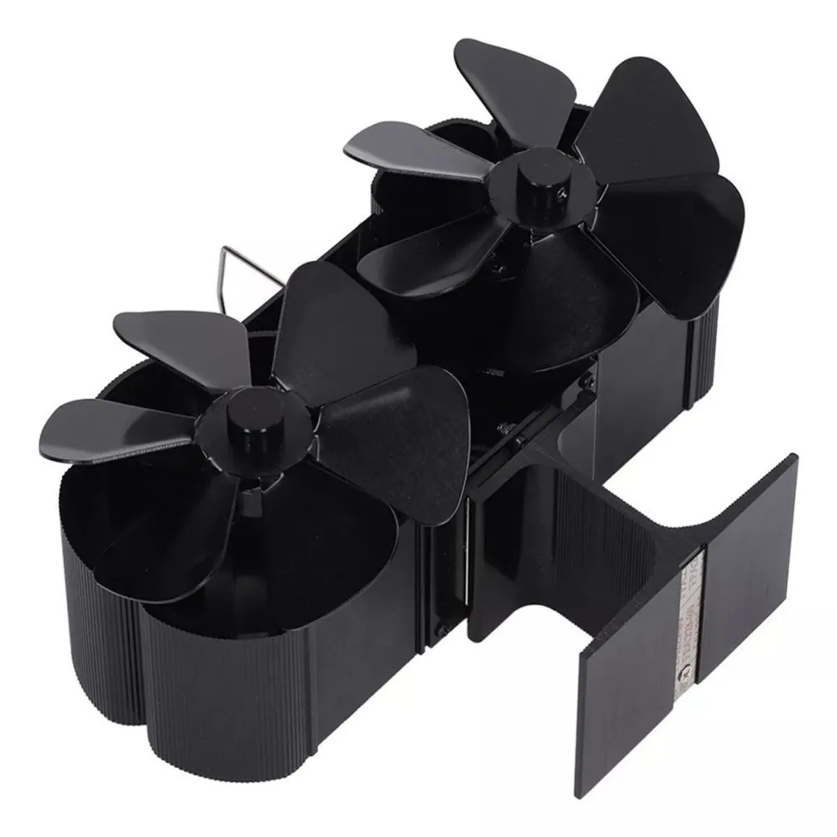 MUNDO MAGIA - Ventilador Estufa A Leña 6 Aspas Chimenea Sin Electricidad