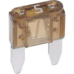 GENERICO - Porta Fusible Mini Seguridad Adaptador 24v + 1 fusible 5AMP