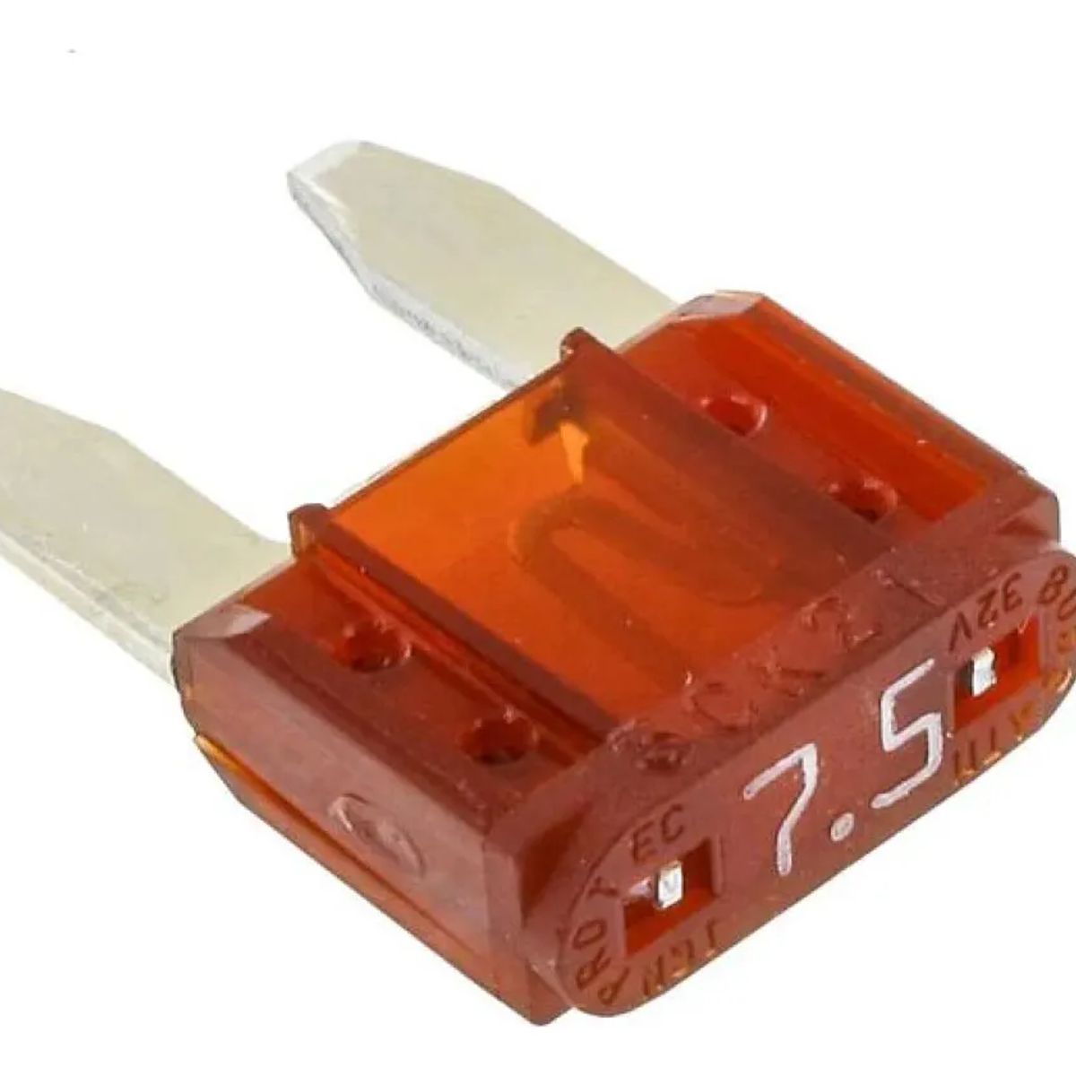 GENERICO - Porta Fusible Mini Seguridad Adaptador 24v + 1 fusible 7.5AMP