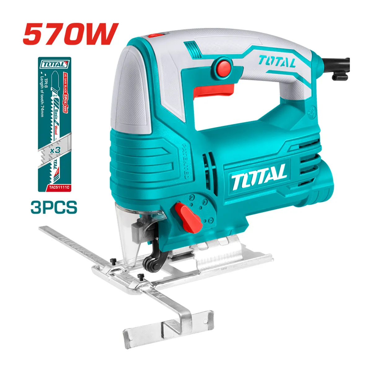 TOTAL TOOLS - Sierra Caladora 570w + Hoja de Sierra Total