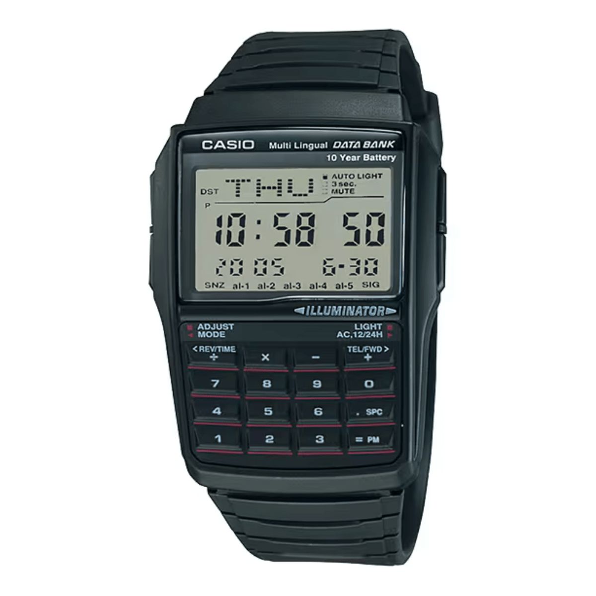 CASIO - RELOJ CASIO DBC-32-1ADF DATA BANK NEGRO HOMBRE