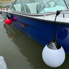 SEAWAVE - Boya Inflable Mar Muelle Amarre Redonda Roja A2