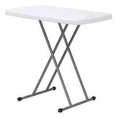 GENERICO - Mesa plegable 75x50x74cm blanca Casa Viva