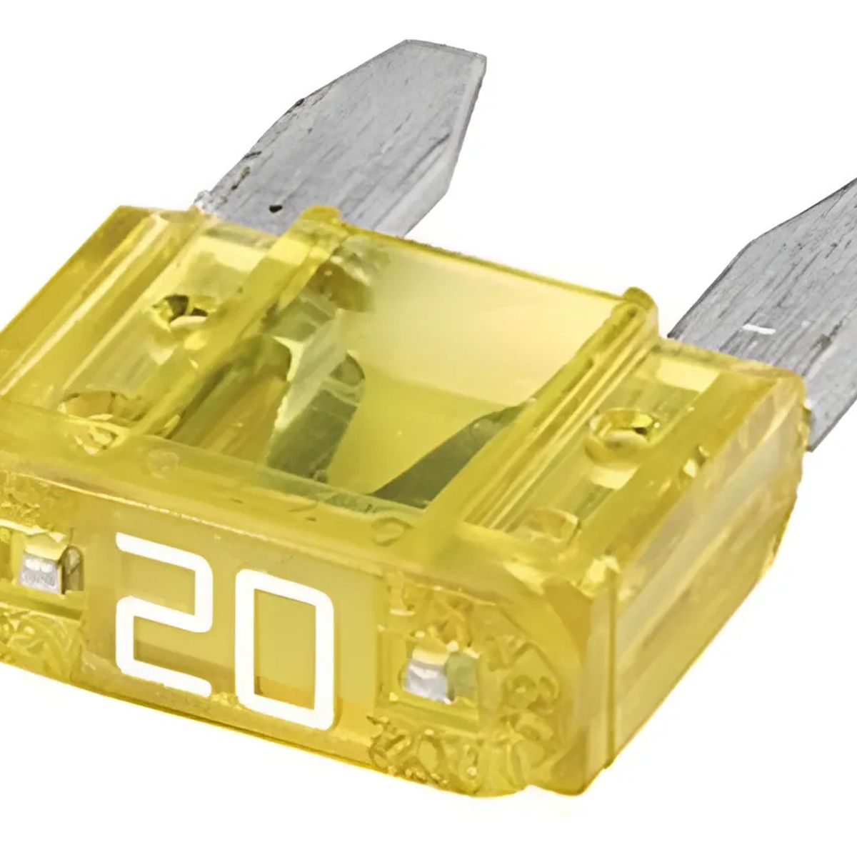 GENERICO - Porta Fusible Mini Seguridad Adaptador 24v + 1 fusible 20AMP