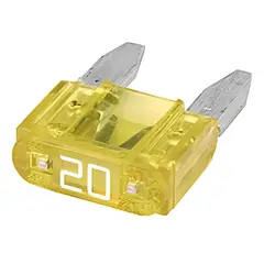 GENERICO - Porta Fusible Mini Seguridad Adaptador 24v + 1 fusible 20AMP