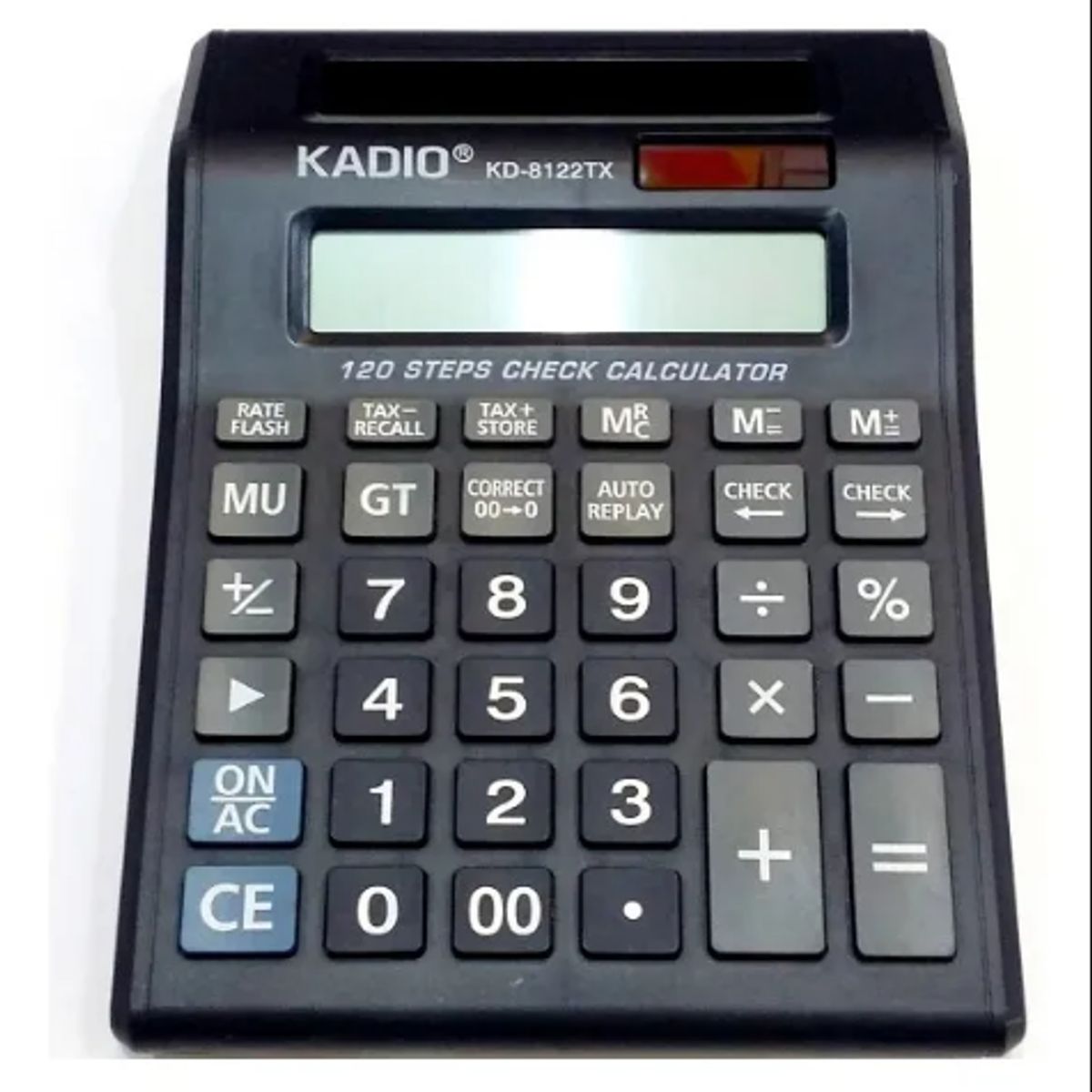 GENERICO - Calculadora Doble Visor De 12 Dígitos Portátil Kadio Kd-8122