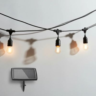 Imagen 2 del producto Guirnalda Solar 10 Metros 10 Ampolletas para exteriores resistente al agua