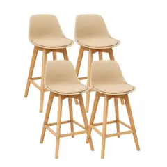 HABITA2 CHILE - Pack 4 Taburete acolchada Terry 61cm