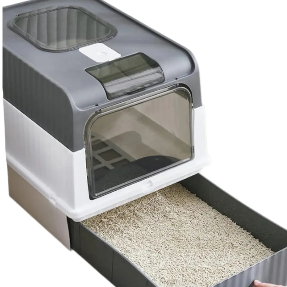 GENERICO - arenero Rectangular Fácil De Limpiar  Con Pala Varios