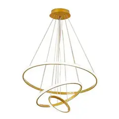 OFERTABKN - Lampara Colgante De Techo Led Moderna 3 Anillos Ajustables