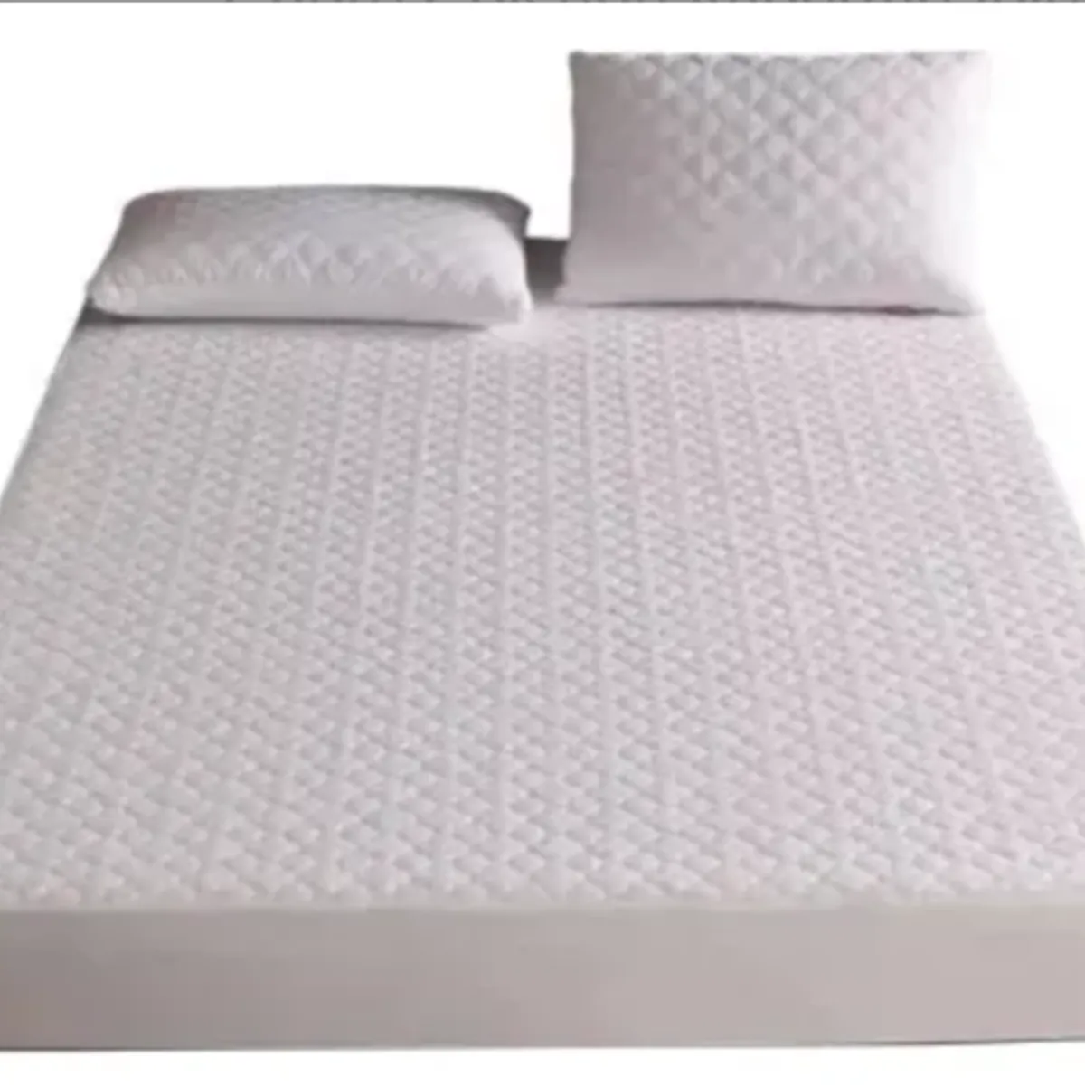 OKAY - Cubre Colchón Impermeable Superking 200x200+45cm Blanco Súper King