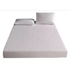 OKAY - Cubre Colchón Impermeable King 180x200+45 Blanco King