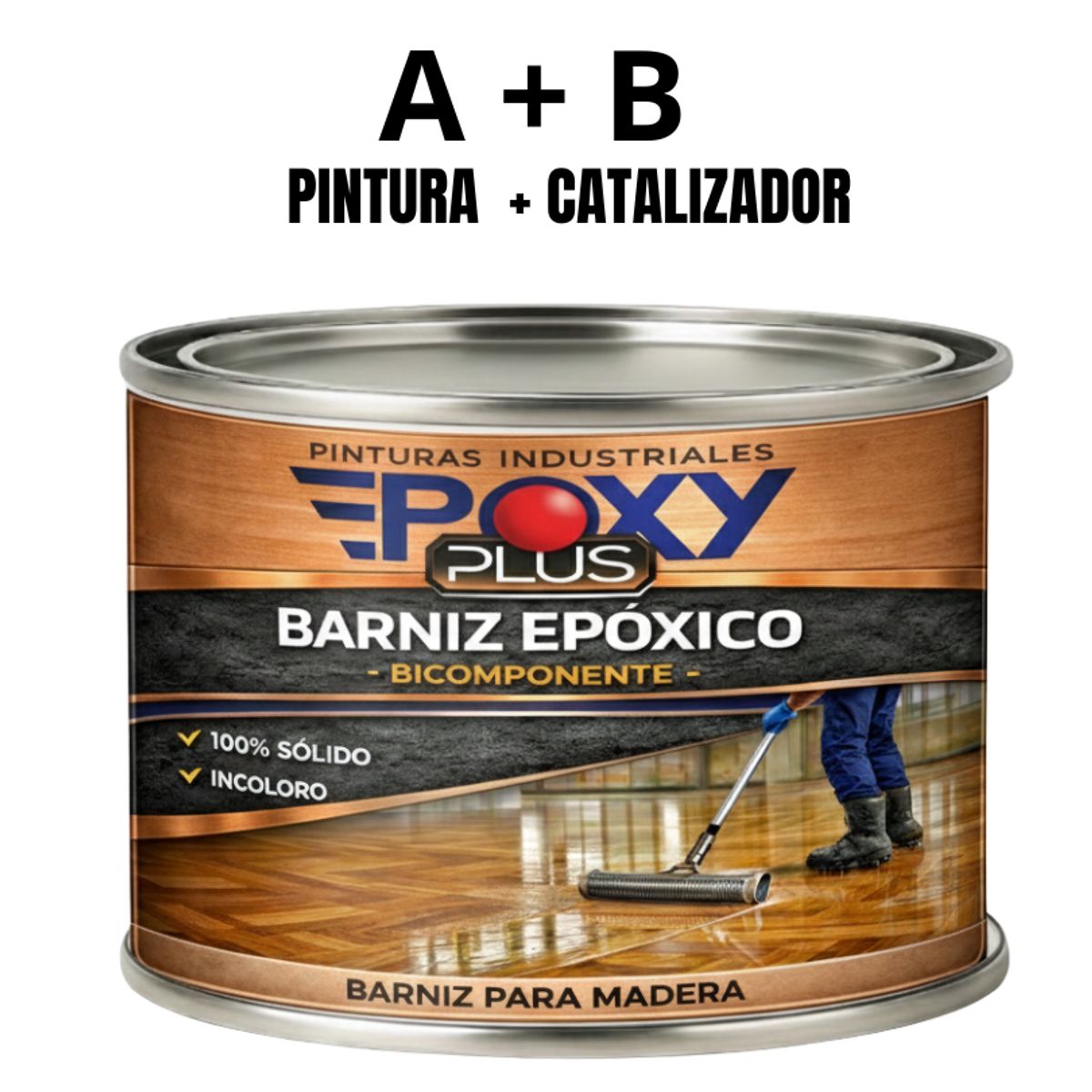 GENERICO - BARNIZ EPOXICO A+B INCOLORO - ARTEFACIL MANUALIDADES- KIT PREMIUM 1-2 GALÓN
