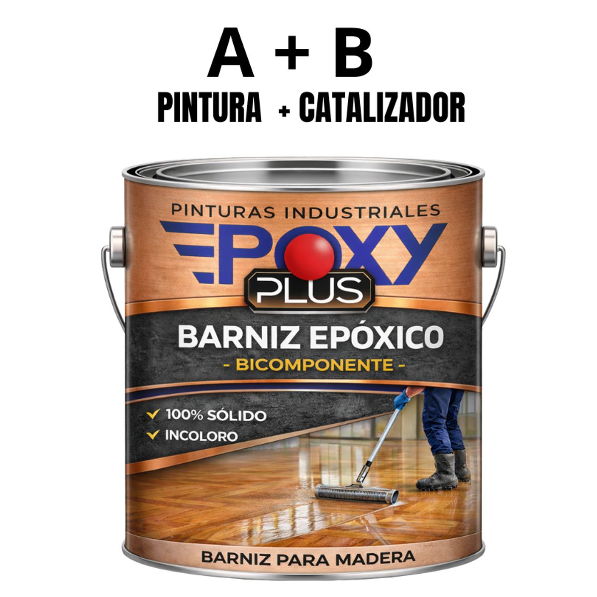 GENERICO - BARNIZ EPOXICO A+B INCOLORO - ARTEFACIL MANUALIDADES- Kit Galón
