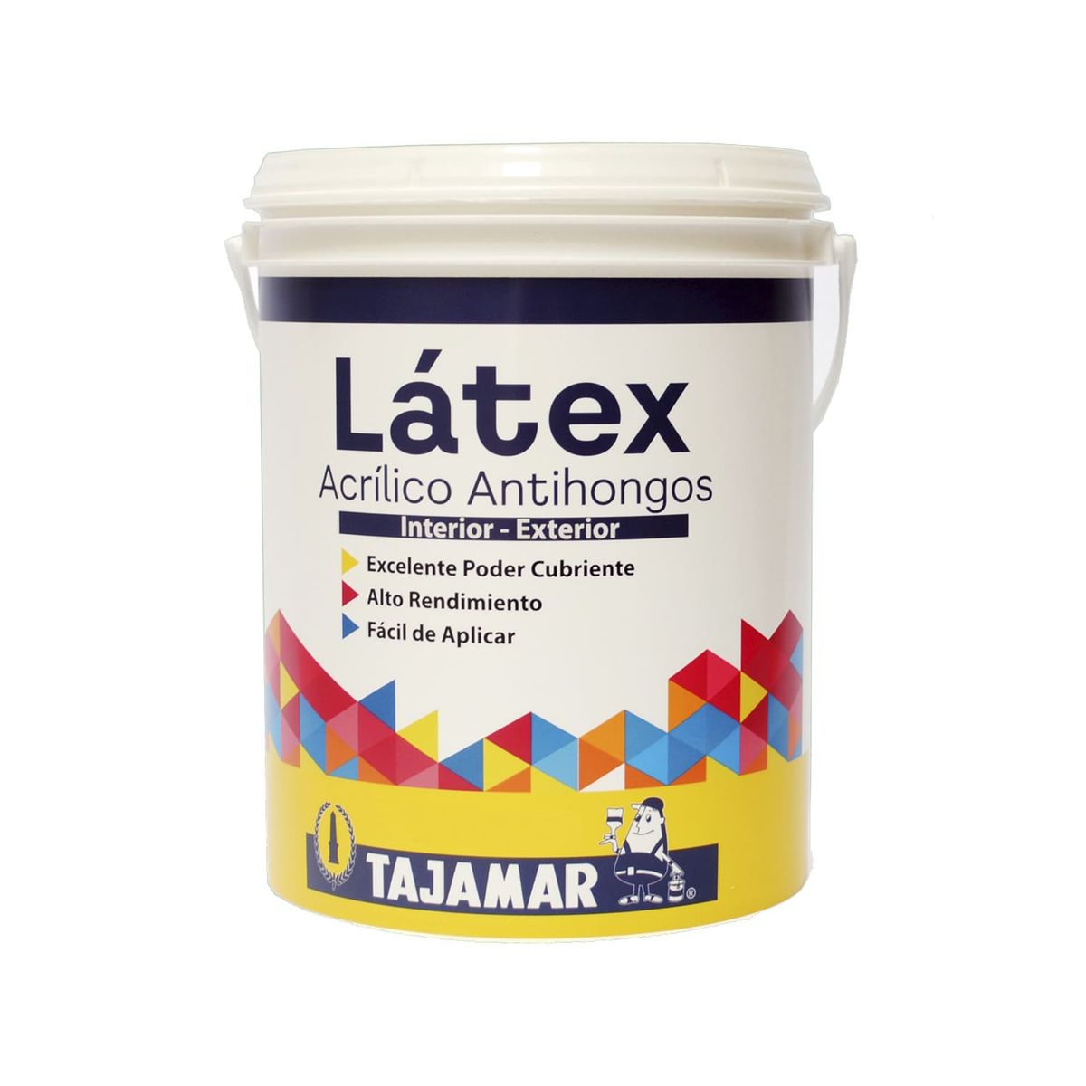 TAJAMAR - Látex Acrilico Rojo Colonial Tajamar Galón