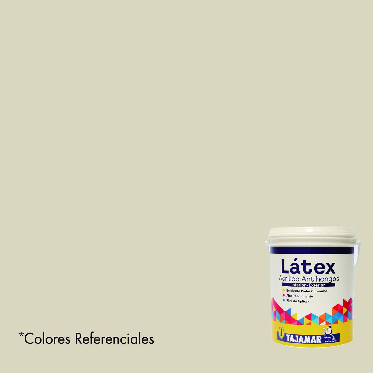 TAJAMAR - Látex Acrilico Blanco Invierno Tajamar Galón