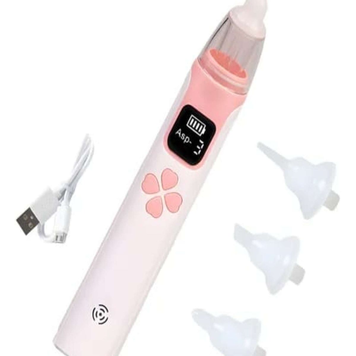GENERICO - Aspirador Electrico Recargable Nasal para bebes  Rosa