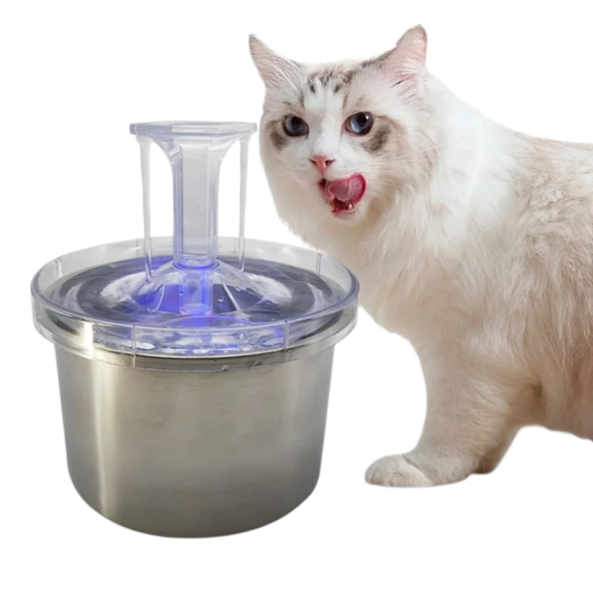GENERICO - fuente de agua automática para gatos un dispensador de agua para mascotas