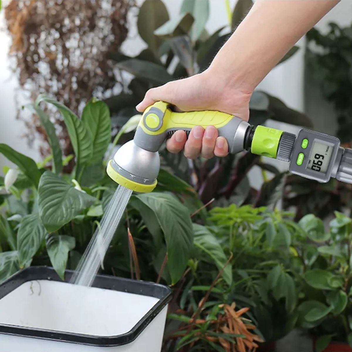 MUNDO MAGIA - Medidor Flujo Caudal Consumo De Agua Flujometro Digital