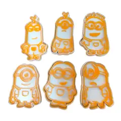 GENERICO - Set 5 Cortadores De Galletas Los Minions 6 Cm