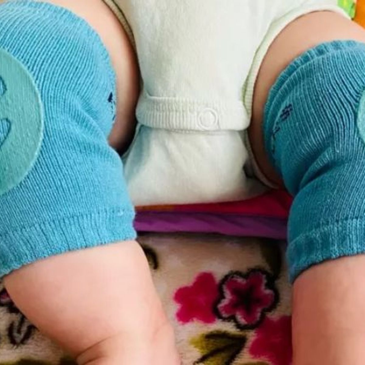 GENERICO - Set 2 pares de rodilleras de protección para bebé sirve hasta 12 meses