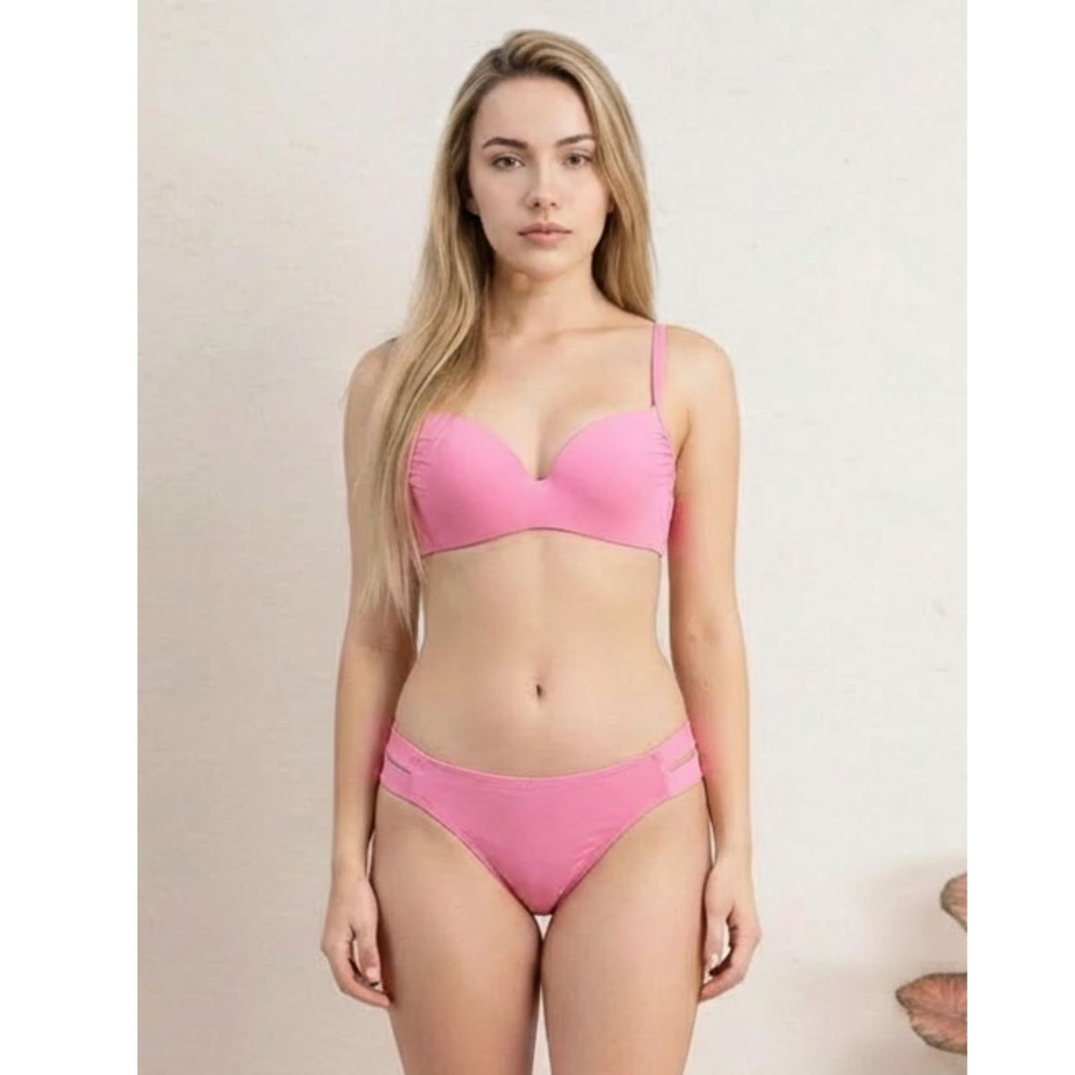 LIKE SHOP - Traje de Baño Mujer Bikini Push Up Tiro Alto Colores 035
