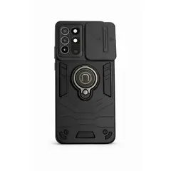 GENERICO - CARCASA PARA XIAOMI REDMI 15 ANILLO CUBRE CAMARA COLOR NEGRO