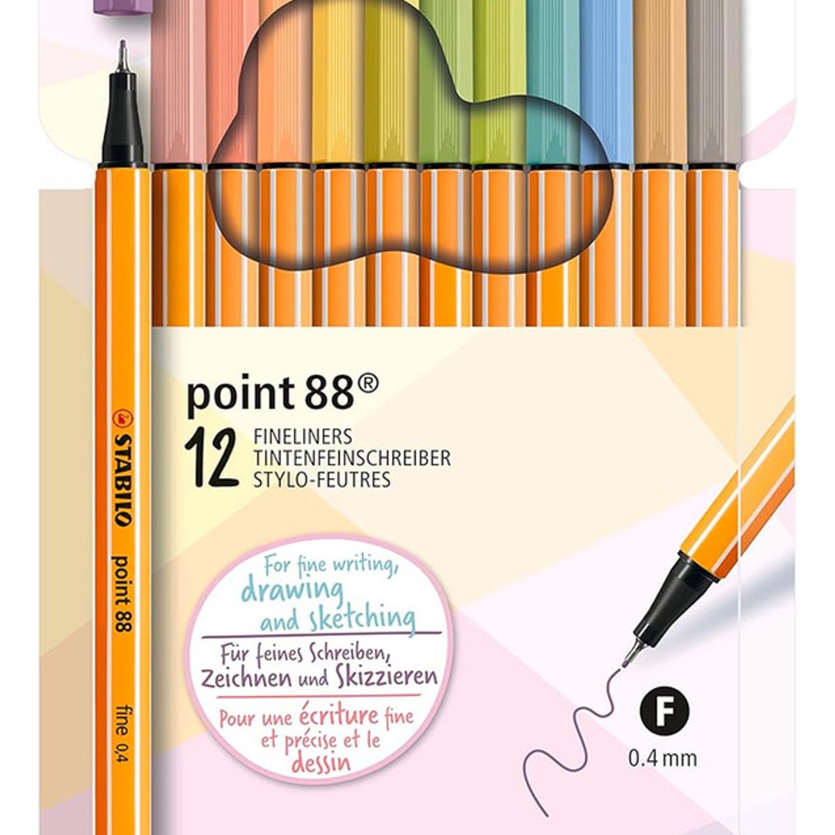 STABILO - Stabilo Rotulador Punta Fina Point 88 Edición Pastellove Multicolor