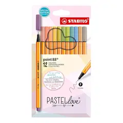STABILO - Rotulador Punta Fina Point 88 Edición Pastellove Multicolor