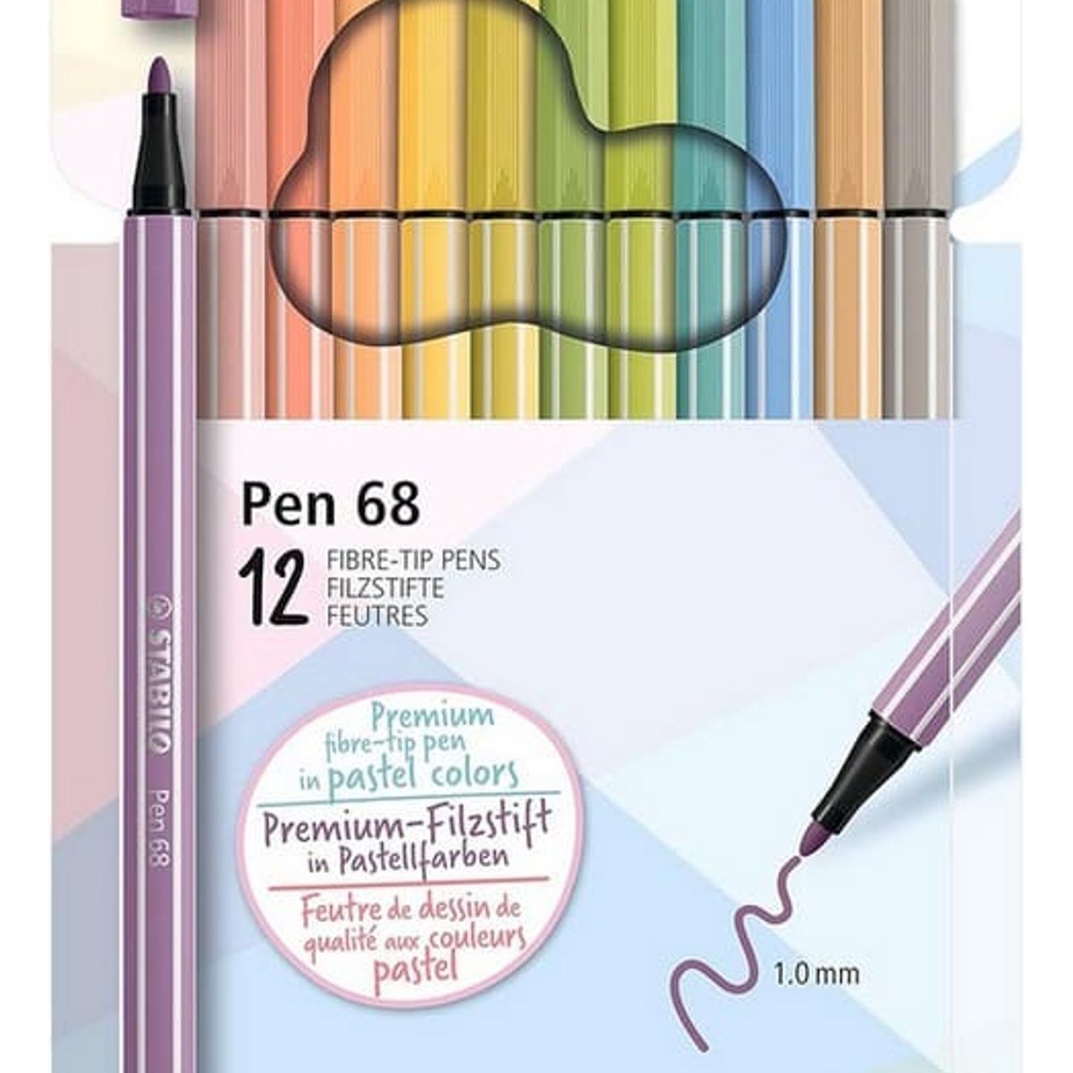 STABILO - Stabilo Set 12 Lápices Pen 68 Pastel Love special Edit