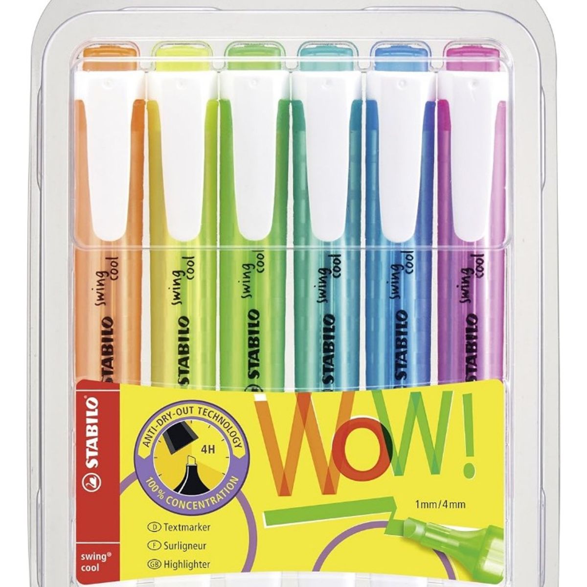 STABILO - Stabilo Destacador Swing Cool Neon 6 Colores