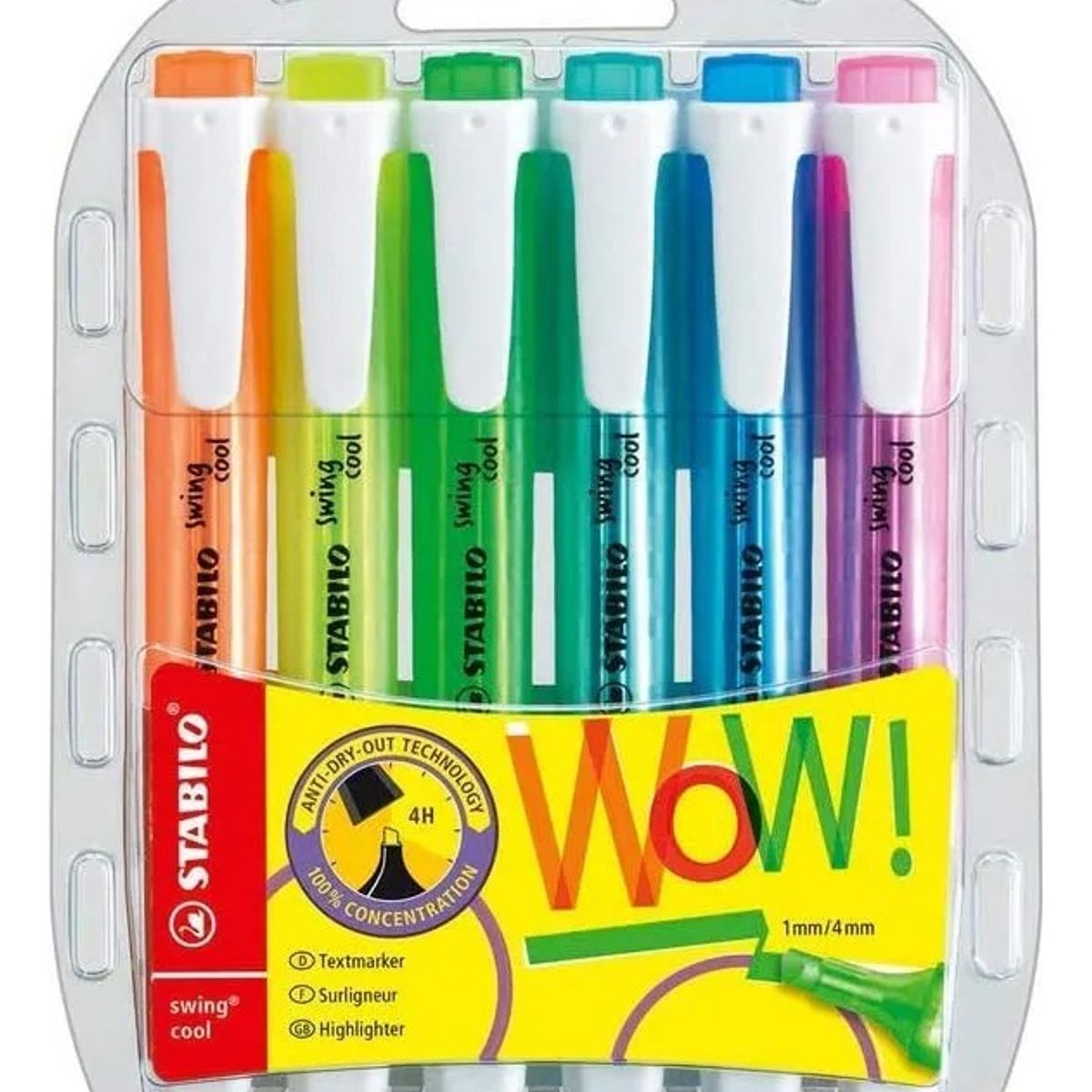STABILO - Stabilo Destacador Swing Cool Neon 6 Colores