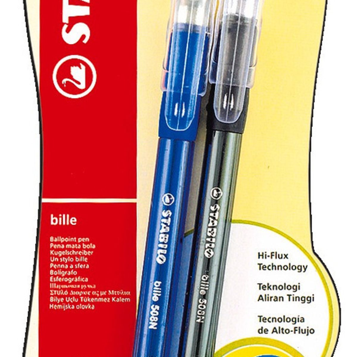 STABILO - Pack 2 Lápiz Gel Punta Fina Stabilo Bille 038 Mm Multicolor Multicolor