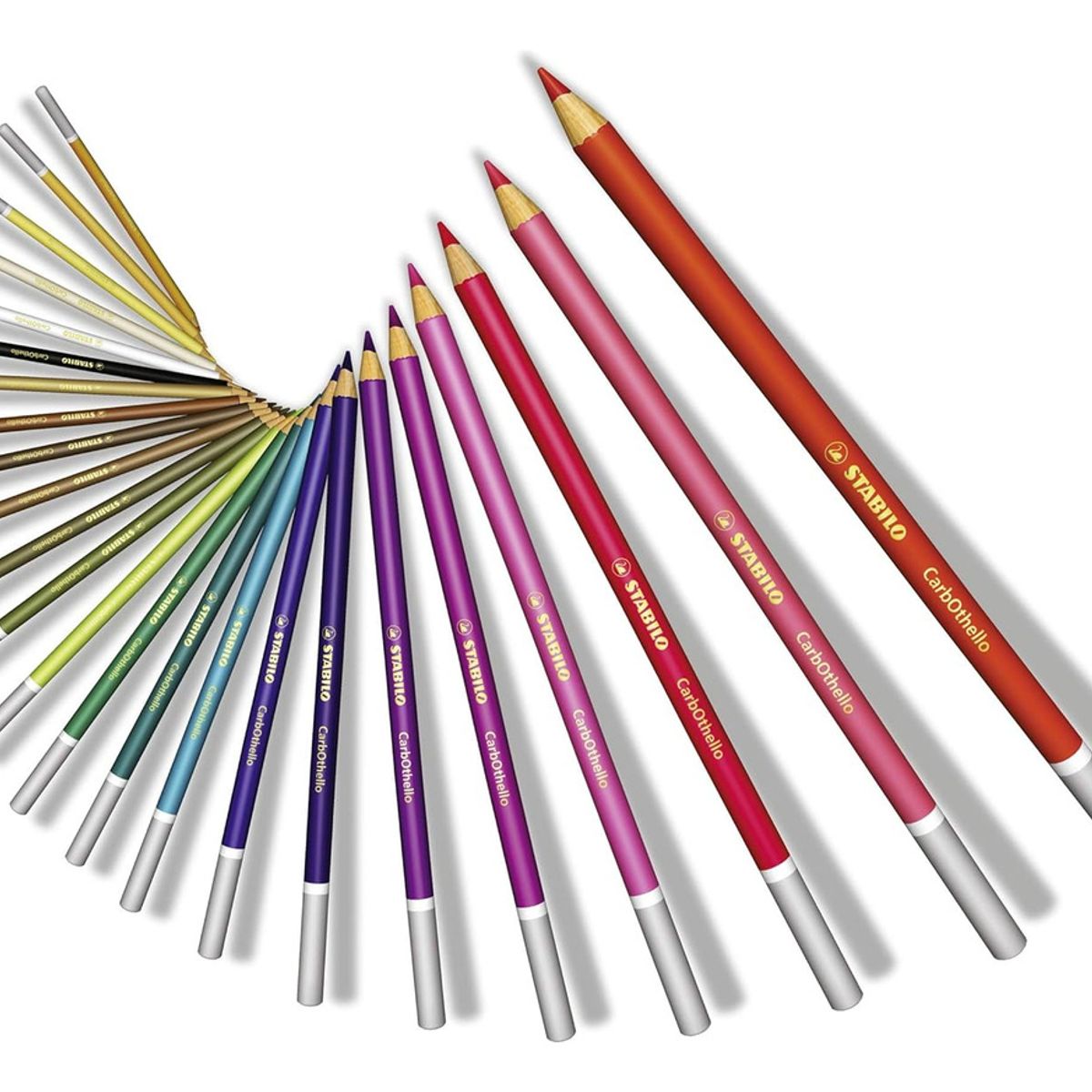 STABILO - Stabilo Lápices Tiza-pastel Carbothello Caja Metal 20 Unid Multicolor