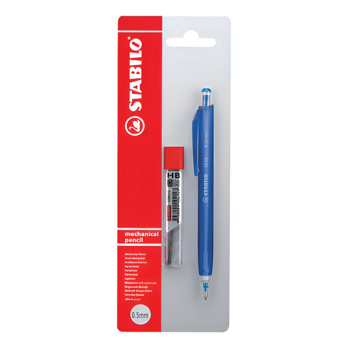 STABILO - Stabilo Portaminas 3555 Minas 05mm Portamina Y Repuestos Azul