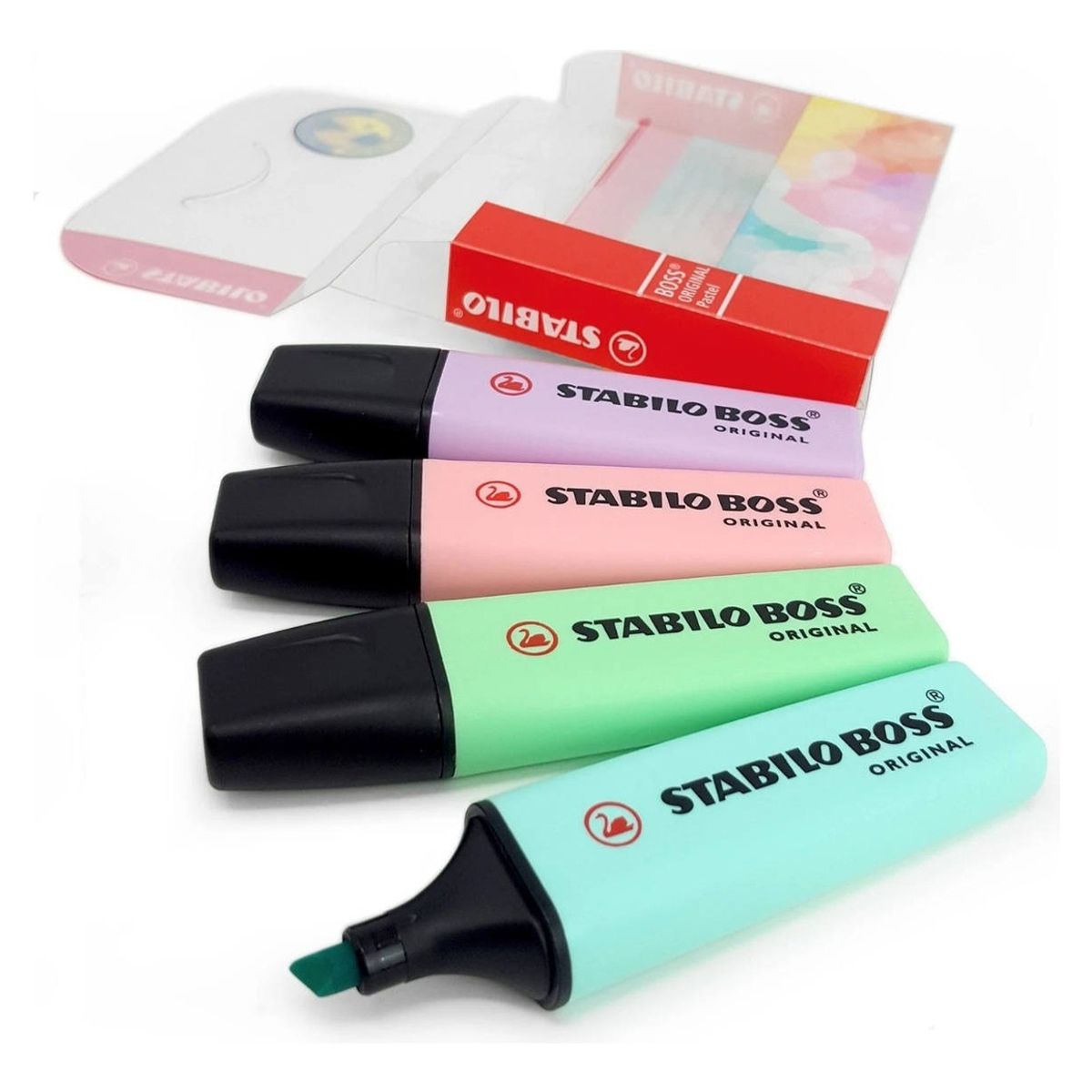 STABILO - Stabilo Destacadores Boss Pastel Set 4 Un