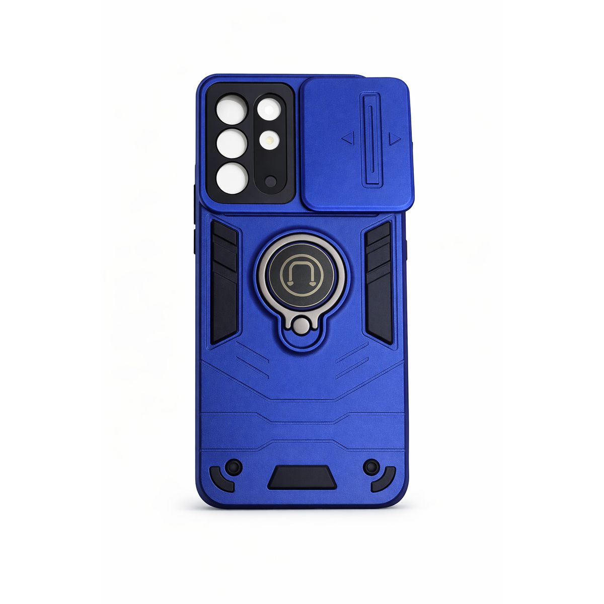 GENERICO - CARCASA PARA XIAOMI REDMI 15 ANILLO CUBRE CAMARA COLOR AZUL