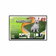 GENERICO - BAÑO PERROS GATOS PUNTOSTORE POTTY PATCH SANITARIO ECOLÓGICO