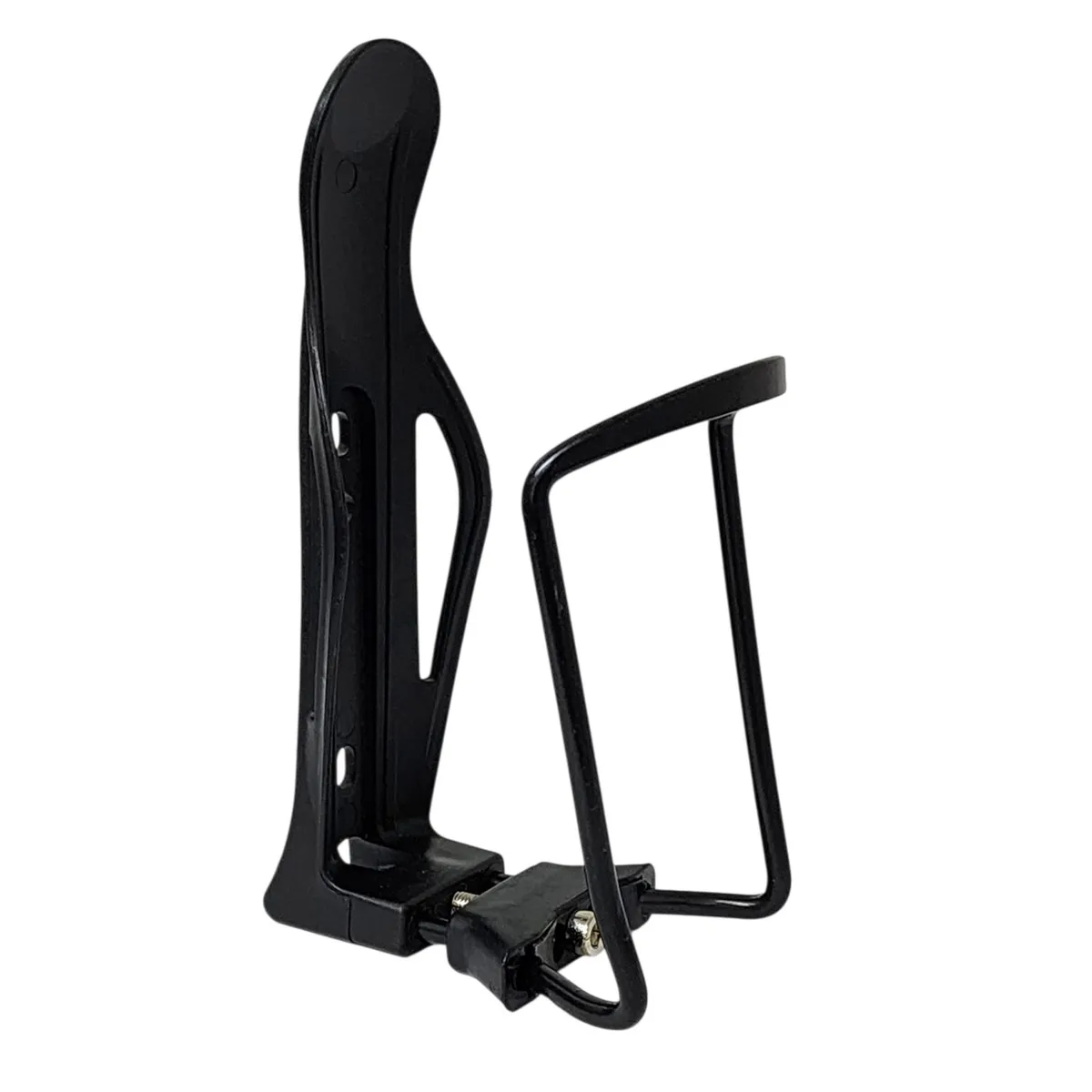 GENERICO - Soporte Porta Botella Ajustable para Bicicleta e18001 Negro
