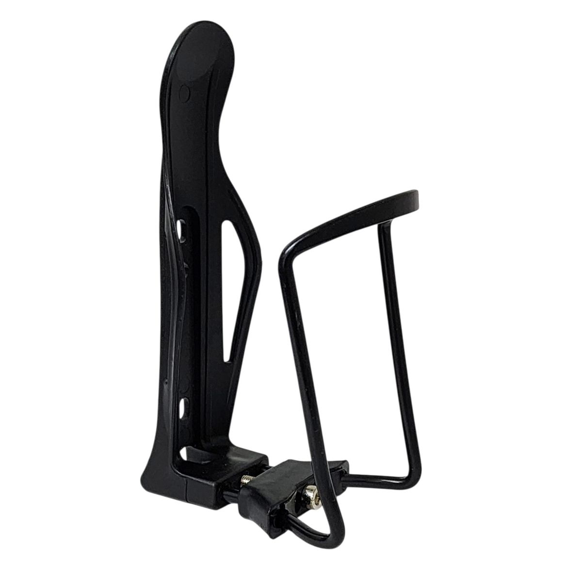 GENERICO - Soporte Porta Botella Ajustable para Bicicleta e18001 Negro