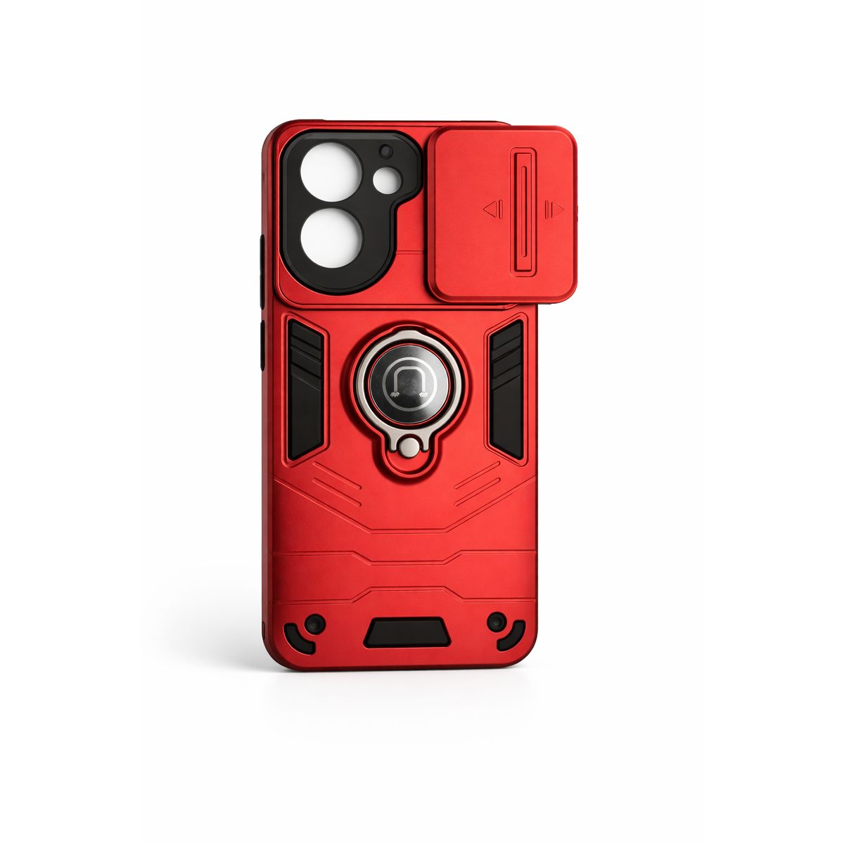 GENERICO - CARCASA PARA XIAOMI REDMI A5 ANILLO CUBRE CAMARA COLOR ROJO