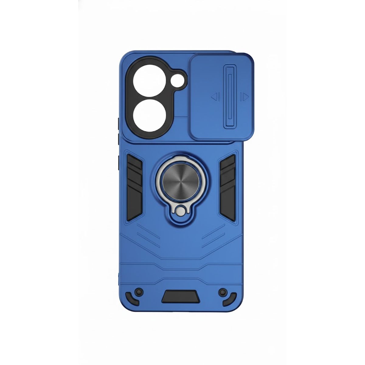 GENERICO - CARCASA PARA XIAOMI REDMI A5 ANILLO CUBRE CAMARA COLOR AZUL